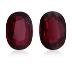 10.03 Karat roter MOZAMBIKANISCHER ovaler Rubin CD