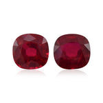 Rubino Mozambico taglio a cuscino, rosso, 2,82 carati, CD