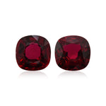 Rubino di 2,56 carati, taglio a cuscino, rosso MOZAMBICO CD