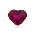 2,52 Karat Roter MOSAMBIK Herz Rubin GRS Unbehandelt