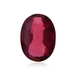Rubino ovale rosso MOZAMBICO da 2,01 carati CD
