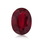 2,01 Karat roter OVAL-Rubin aus MOSAMBIK (CD)