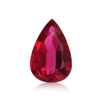 3.05 Karat Roter MOZAMBIQUE Birnen-Rubin CD Unbehandelt