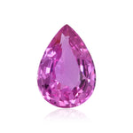 1.04 Carat Pink Pear Sapphire
