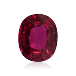 2.18 Carat Red MOZAMBIQUE Oval Ruby CD