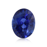 4.14 Karat Blauer SRI LANKAN Oval Saphir CD