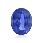 Zaffiro Blu Ovale dello SRI LANKA da 3,55 Carati CD