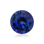 Zaffiro blu rotondo, proveniente dallo Sri Lanka, da 0,98 carati