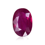 2.00 Carat Red BURMESE Oval Ruby GRS