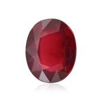 3.02 Carat Red MOZAMBIQUE Oval Ruby GRS