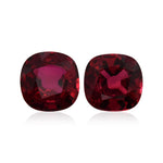 Rubino a cuscino rosso del MOZAMBICO da 2,45 carati CD