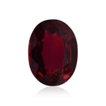 4.03 Carat Red MOZAMBIQUE Oval Ruby CD