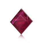 Rubino Rettangolare del MOZAMBICO Rosso da 3,35 Carati, GRS No Heat