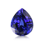 Tanzanite a goccia blu della Tanzania da 11,57 carati GWLAB