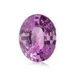 Zaffiro Ovale del MADAGASCAR color Pesca da 3.06 Carati