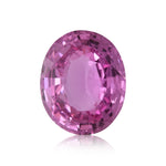3,06 Karat rosa MADAGASKAR Oval-Saphir CD