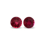 2,36 Karat roter, runder MOZAMBIQUE-Rubin