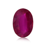 1,06 Karat roter, ovaler RUBIN aus MOSAMBIK