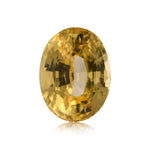 1,67 Karat gelber Saphir aus SRI LANKA, oval