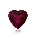 0.81 Carat Red MOZAMBIQUE Heart Ruby