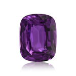 2.58 Karat violetter MADAGASKAR Cushion Saphir