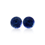 2,01 Karat blauer runder SRI LANKA Saphir
