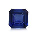 4.07 Carat Blue SRI LANKAN Sq. Emerald Sapphire CD