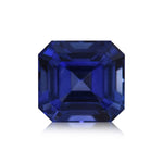 2.12 carati zaffiro blu smeraldo a taglio quadrato, proveniente dallo SRI LANKA