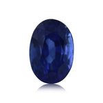 Zaffiro blu ovale dello Sri Lanka da 1,10 carati