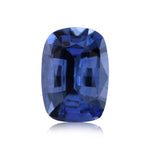 0,92 Karat blauer SRI LANKA Cushion Saphir