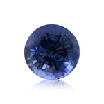 Zaffiro rotondo blu dello SRI LANKA da 0,97 carati