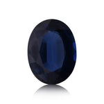 1,27 Karat blauer THAI ovaler Saphir