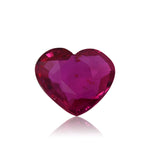 2.03 Carat Red MOZAMBIQUE Heart Ruby GIA