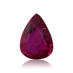 2.27 Karat roter MOZAMBIK Birnen-Rubin GIA