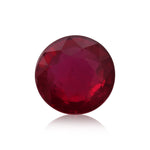 0.64 Karat roter MOZAMBIQUE runder Rubin