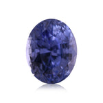 4.13 Karat Blauer SRI LANKAN Oval Saphir CD