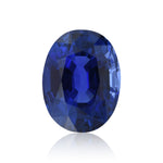 6.84 Carat Blue SRI LANKA Oval Sapphire GRS