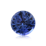 Zaffiro rotondo blu singalese da 1,51 carati