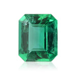 2.35 Karat Grüner SAMBISCHER Achteck-Smaragd GRS