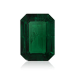 6,65 Karat grüner sambischer Oktagon-Smaragd GRS