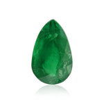 Smeraldo a pera verde ZAMBIANO da 0,92 carati