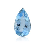 3.71 Carat Blue BRAZILLIAN Pear Aquamarine