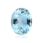 6.22 Carat Blue BRAZILLIAN Oval Aquamarine