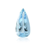 5.35 Carat Blue BRAZILLIAN Pear Aquamarine