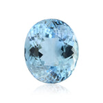 14.86 Karat Blauer BRASILIANISCHER Oval-Aquamarin