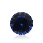 Zaffiro rotondo blu SRI LANKA da 1,40 carati