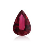 1.72 قيراط من الياقوت الأحمر الزاهي من موزمبيق، شكل الكمثرى، شهادة CD