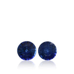 Zaffiro rotondo blu dello SRI LANKA da 2,87 carati