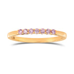 Fancy Pink Diamond Band Ring