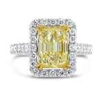 Large Extraordinary Halo Diamond Ring Setting